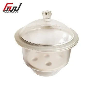 Üveg exszikkátor tiszta színnel